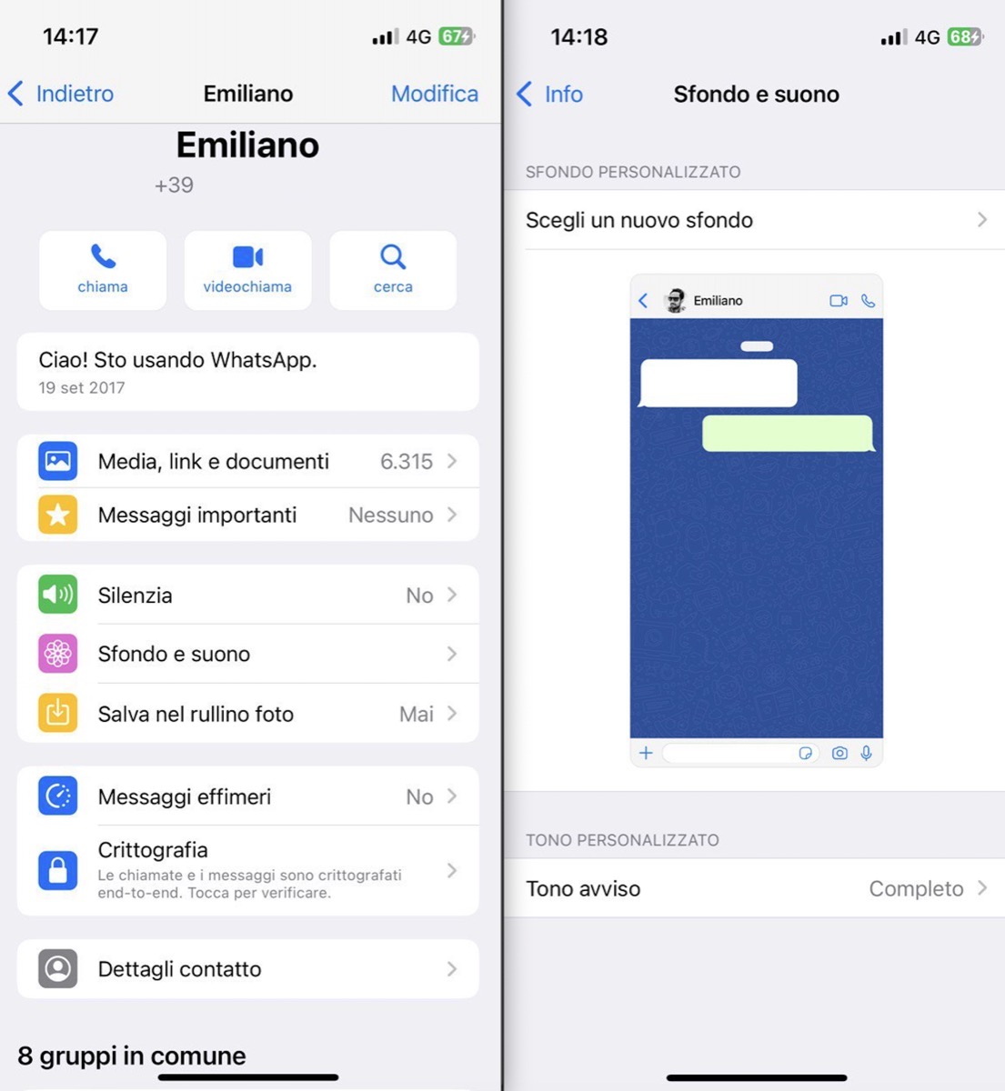 Come personalizzare le notifiche di WhatsApp