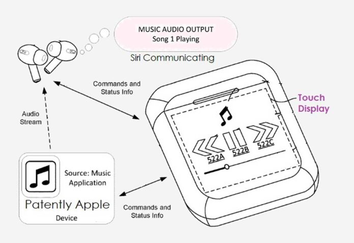 Apple ha brevettato una custodia AirPods con display touch
