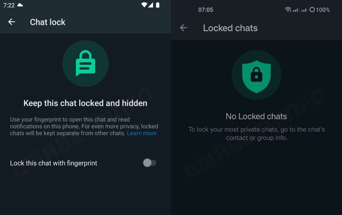 WhatsApp salva tutti con chat bloccate e nascoste