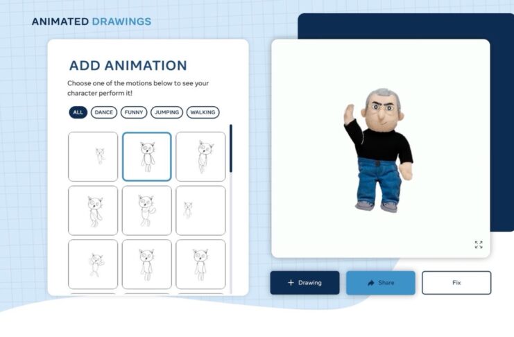 Come animare un disegno con AI, gli esperimenti di Meta