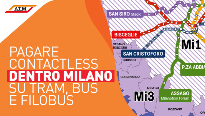 Milano espande i pagamenti contactless per i biglietti ATM anche a bus e tram