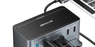 Offerta lampo BlitzWolf BW-TH13, dockingstation 18-in-1 a 90,98 €