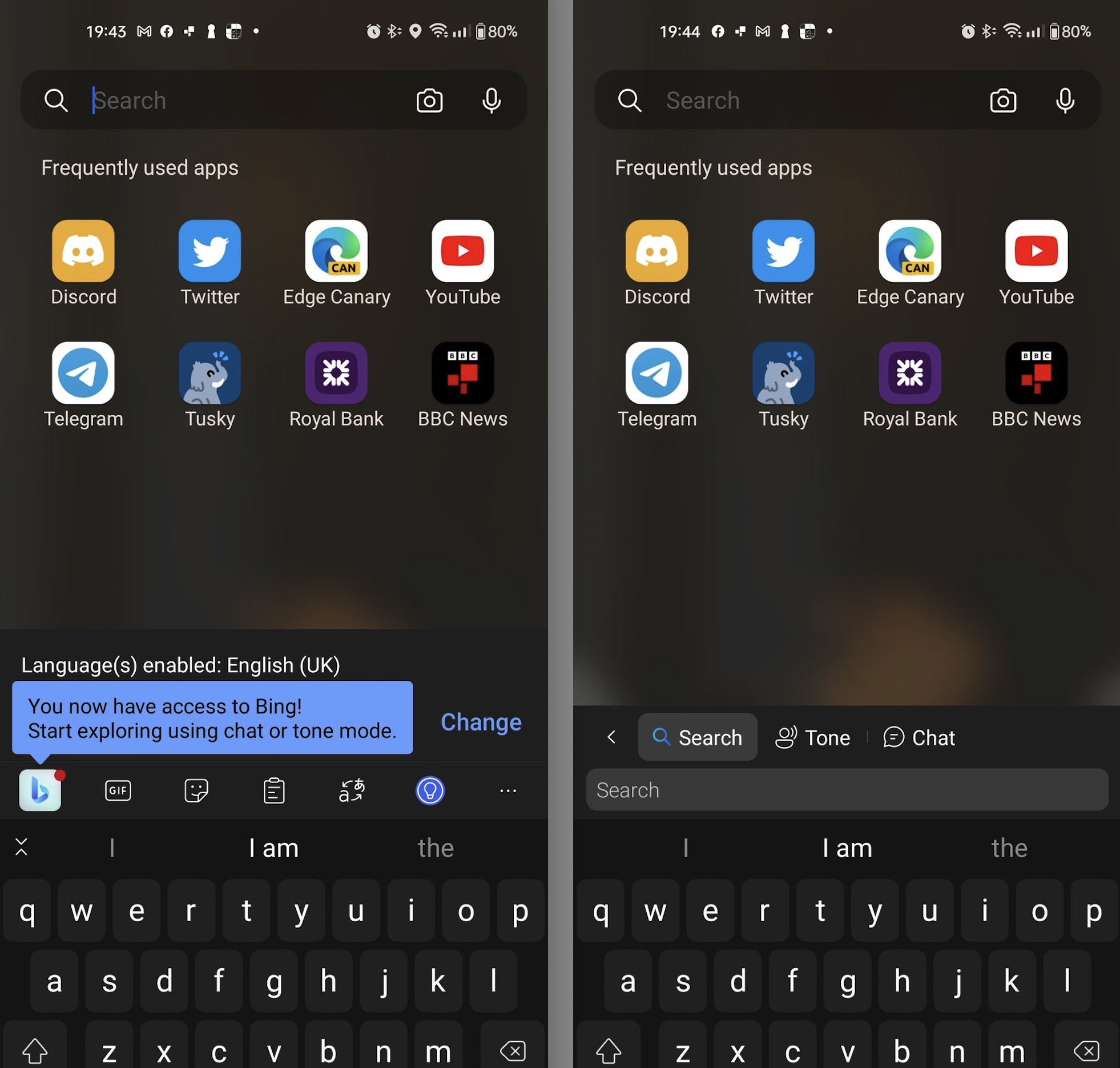 Microsoft SwiftKey porta il chatbot Bing GPT-4 su Android