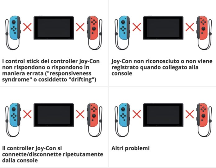 Problema drift Joy-Con, Nintendo li ripara gratis anche fuori garanzia