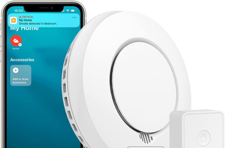 Il rilevatore di fumo meross compatibile con HomeKit è servito su Amazon
