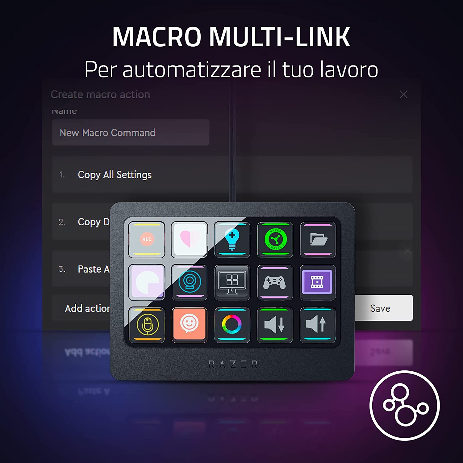 Stream Controller X di Razer è il nuovo dock per veri streamer
