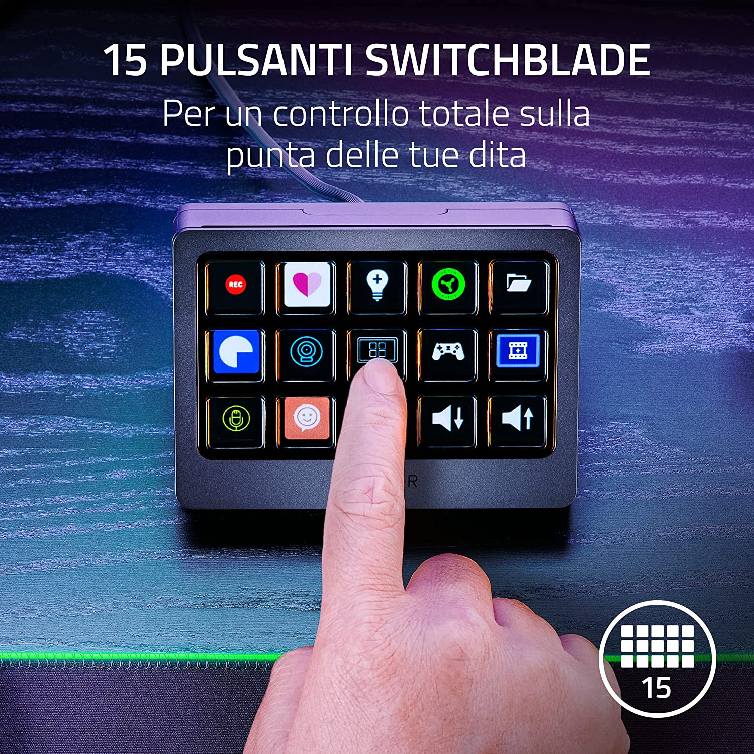 Stream Controller X di Razer è il nuovo dock per veri streamer