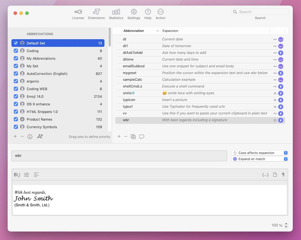Typinator, aggiornata l’applicazione Mac che scrive al posto vostro