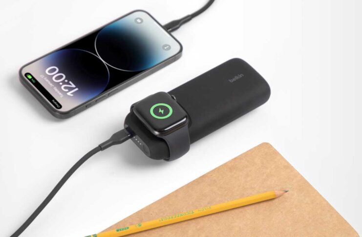 Belkin BoostCharge Fast Wireless Charger per Apple Watch + Power Bank 10K