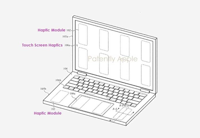 Apple ha brevettato un Mac con display touch e scocca aptica