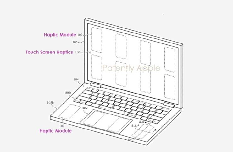 Apple ha brevettato un Mac con display touch e scocca aptica