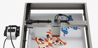 Creality Falcon2, nuova versione da 40 Watt per tagliare anche l'acciaio