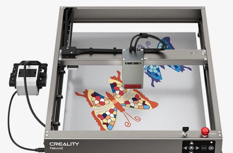 Creality Falcon2, nuova versione da 40 Watt per tagliare anche l'acciaio