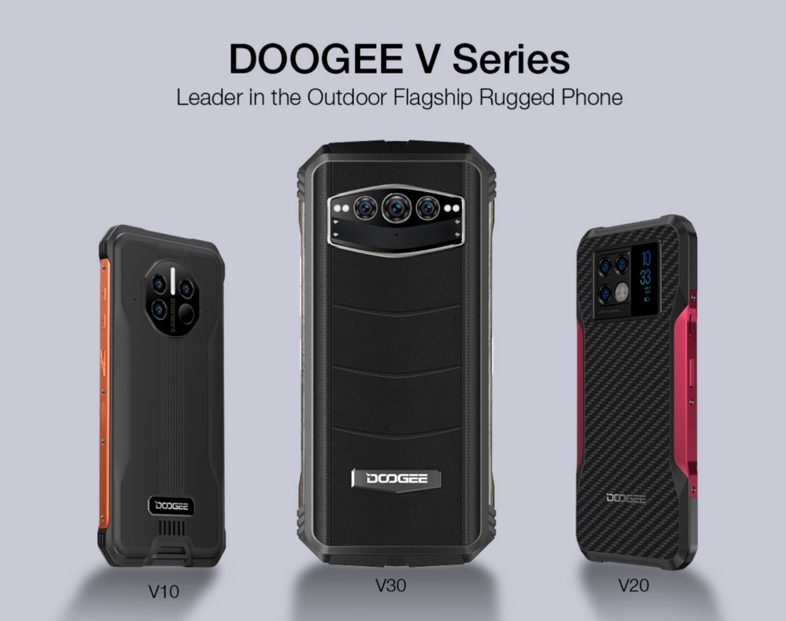 Doogee Serie V, i telefoni rugged per uomini "rugged"