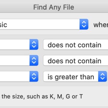 Find Any File, le ricerche agli steroidi nel Finder del Mac con poco più di 1 euro