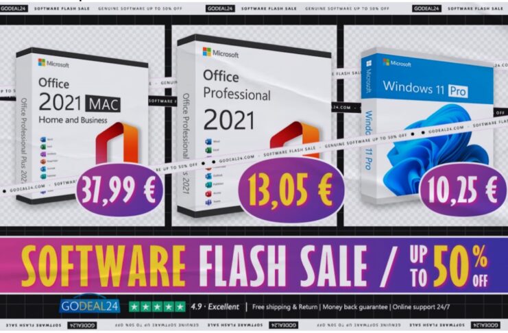 Office 2021 a soli 13,05 €, sconti fino al 90%