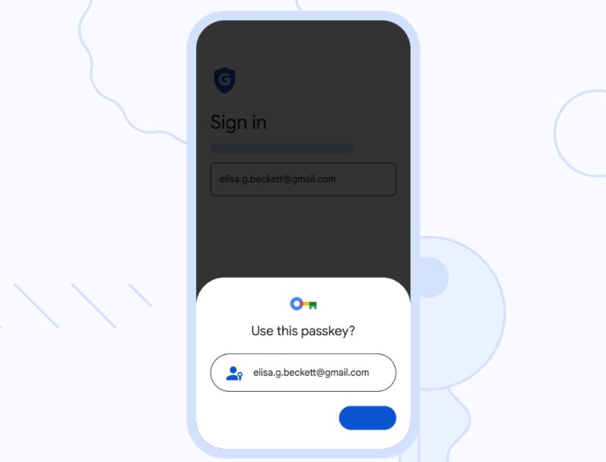 Google adotta Passkey per sostituire le password