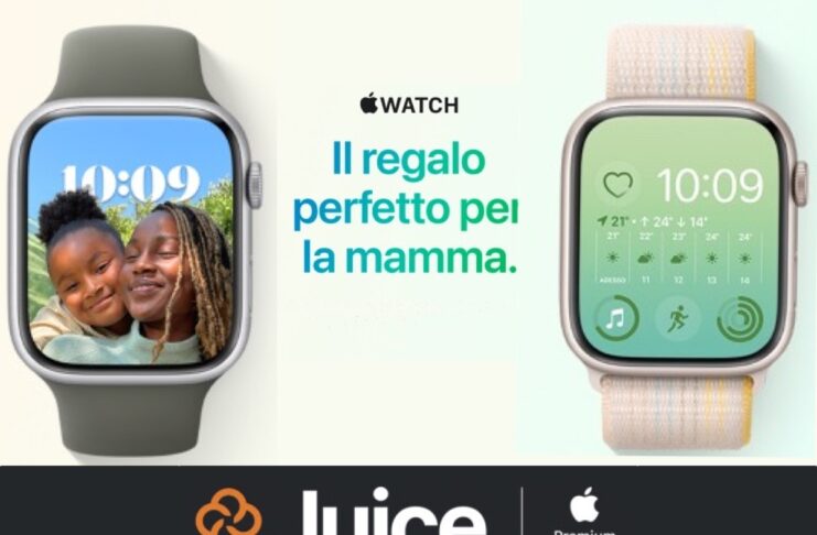 Da Juice Apple Watch per la Festa della Mamma da 14,11€ al mese