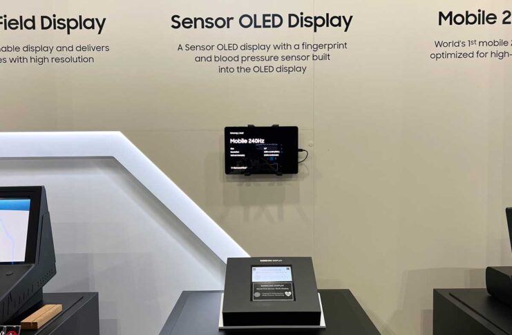 Samsung, display OLED con lettore impronte digitali e  rilevazione pressione sanguigna