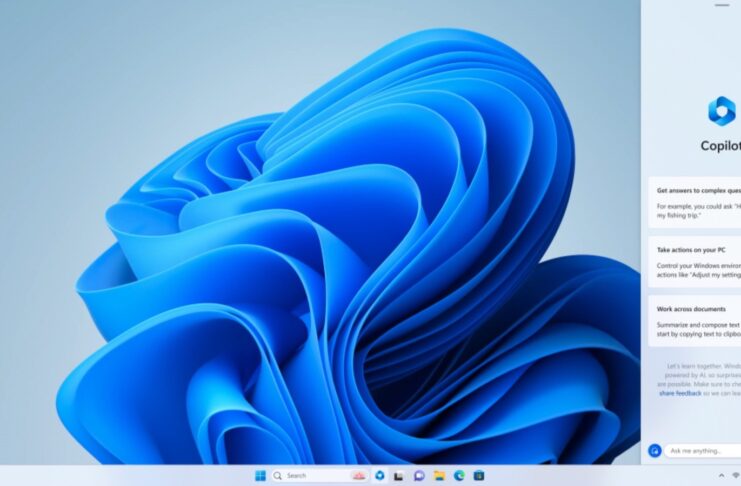 Copilot è il nuovo assistente personale con AI di Windows 11