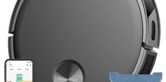 L'aspirapolvere robot Proscenic V10 mappa la casa, ora a metà prezzo