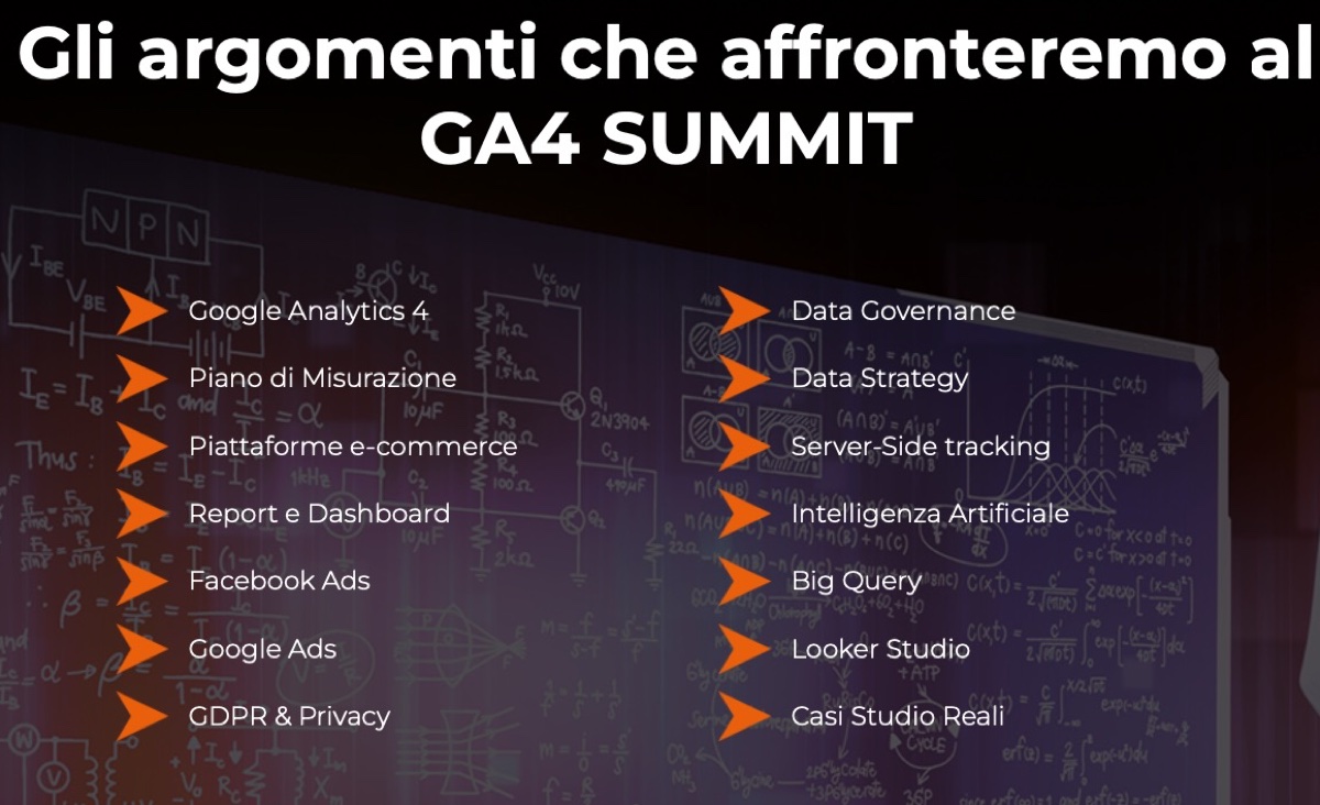 GA4 Summit, tutto su Google Analytics 4 nell’evento a Bologna
