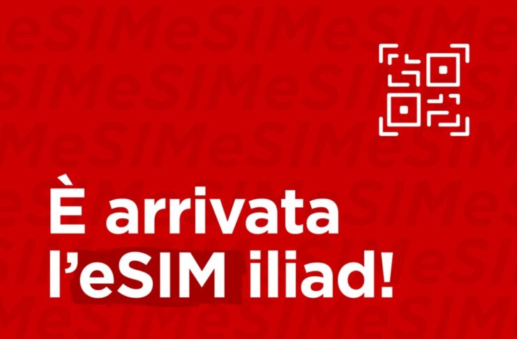 Iliad rilascia la eSim per abbonarsi senza SIM fisica