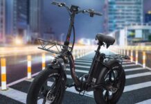 Bicicletta elettrica pieghevole LAOTIE FL75, fino a 110 km di autonomia