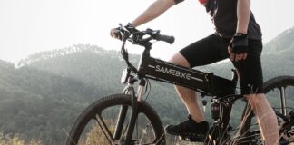 SAMEBIKE LO26-II, mountain bike elettrica pieghevole sconto a metà prezzo
