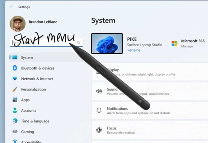 Windows permetterà di scrivere nei campi con lo stilo come su iPad