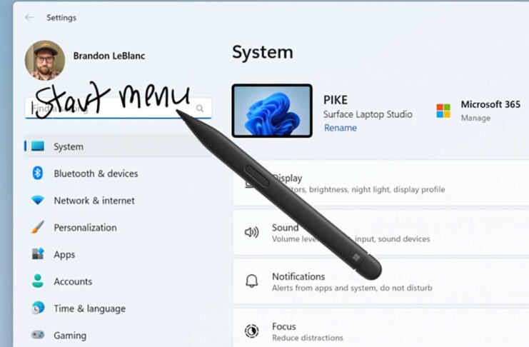 Windows permetterà di scrivere nei campi con lo stilo come su iPad