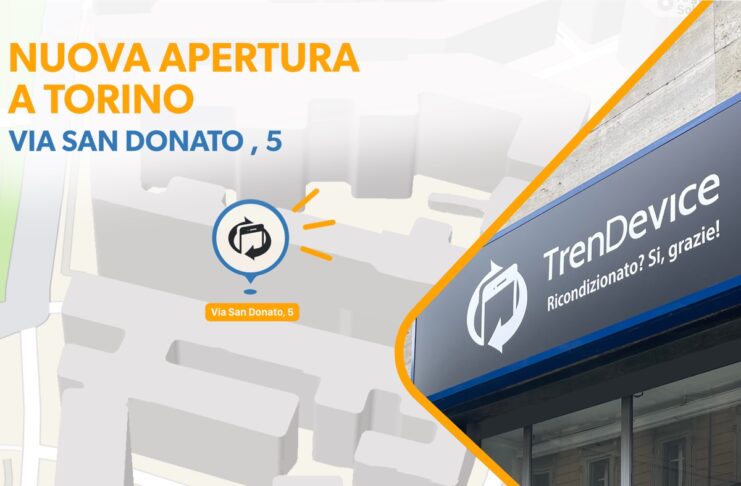 TrenDevice: apre a Torino il sesto Retail Store