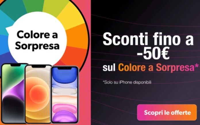 iPhone scontati fino a -50€ con il Colore a Sorpresa. Su TrenDevice solo per pochi giorni