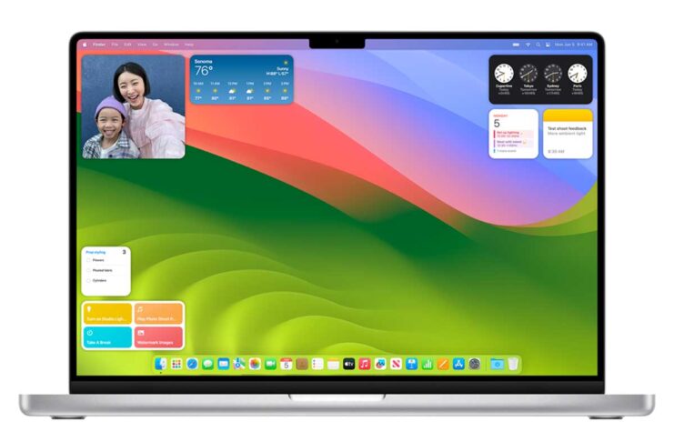 macOS Sonoma, come funzionano i nuovi widget sulla Scrivania
