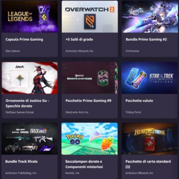 I bonus in regalo questi giorni con Amazon Prime Gaming