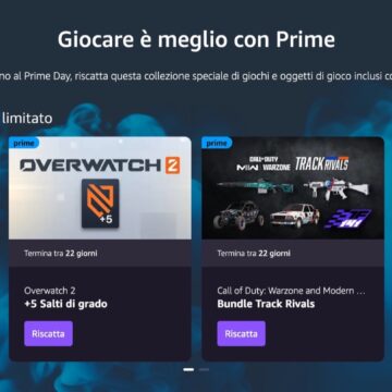 I bonus in regalo questi giorni con Amazon Prime Gaming