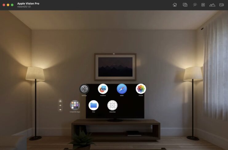 VisionOS svela app, finestre e interfaccia di Vision Pro