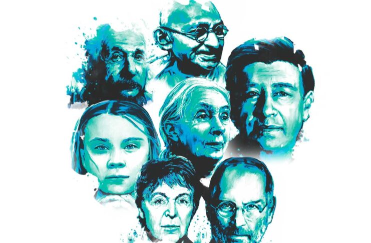 L'immagine di Steve Jobs in campagna pubblicitaria USA per promuvere diete vegetali