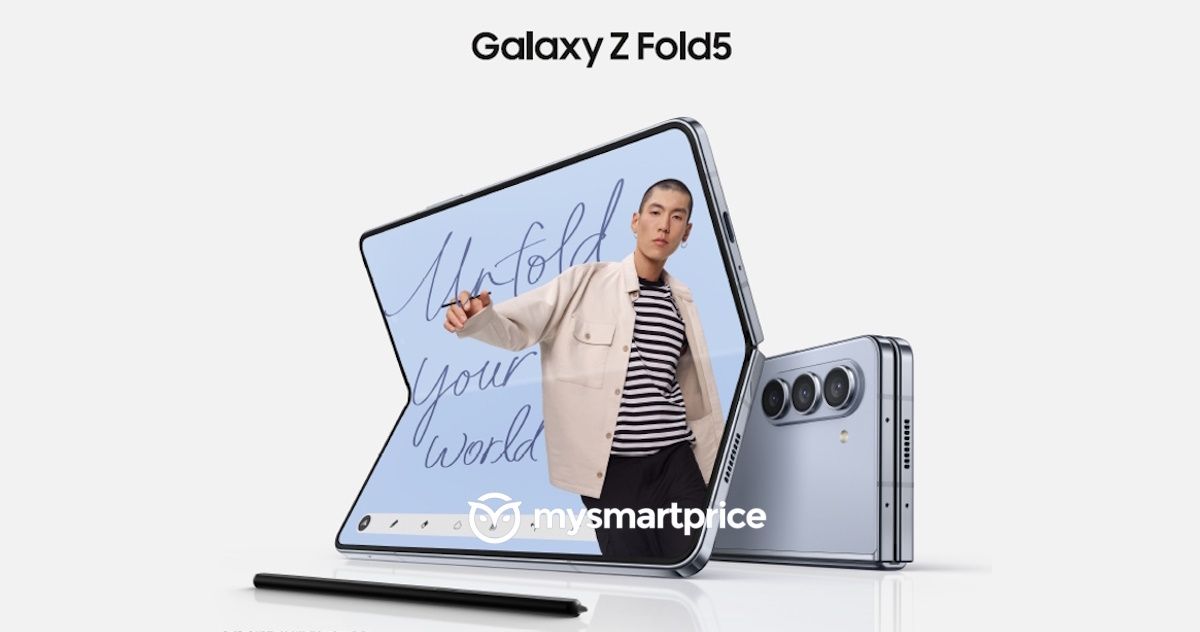 Ecco la prima immagine del Galaxy Z Fold 5