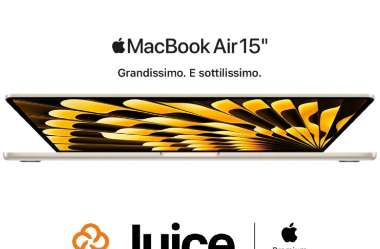 Da Juice MacBook Air 15” e Mac Studio si ordinano anche a rate