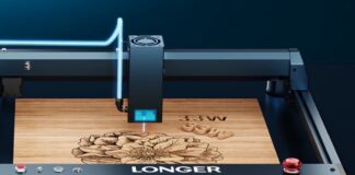 In sconto Longer Laser B1, per incisioni al laser facili