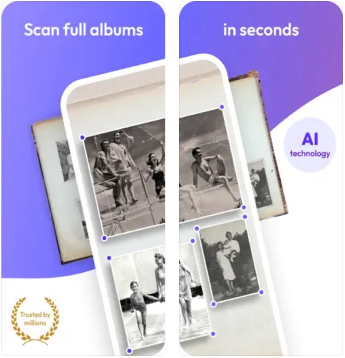 Reimagine, un'app per scansionare, migliorare e condividere le vecchie foto di famiglia