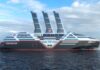 La nave da crociera elettrica con vele solari arriva nel 2030