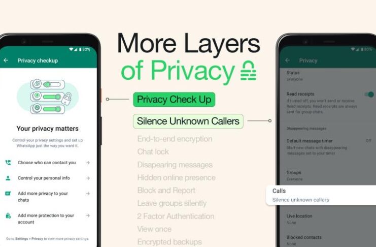 WhatsApp silenzia le chiamate da sconosciuti