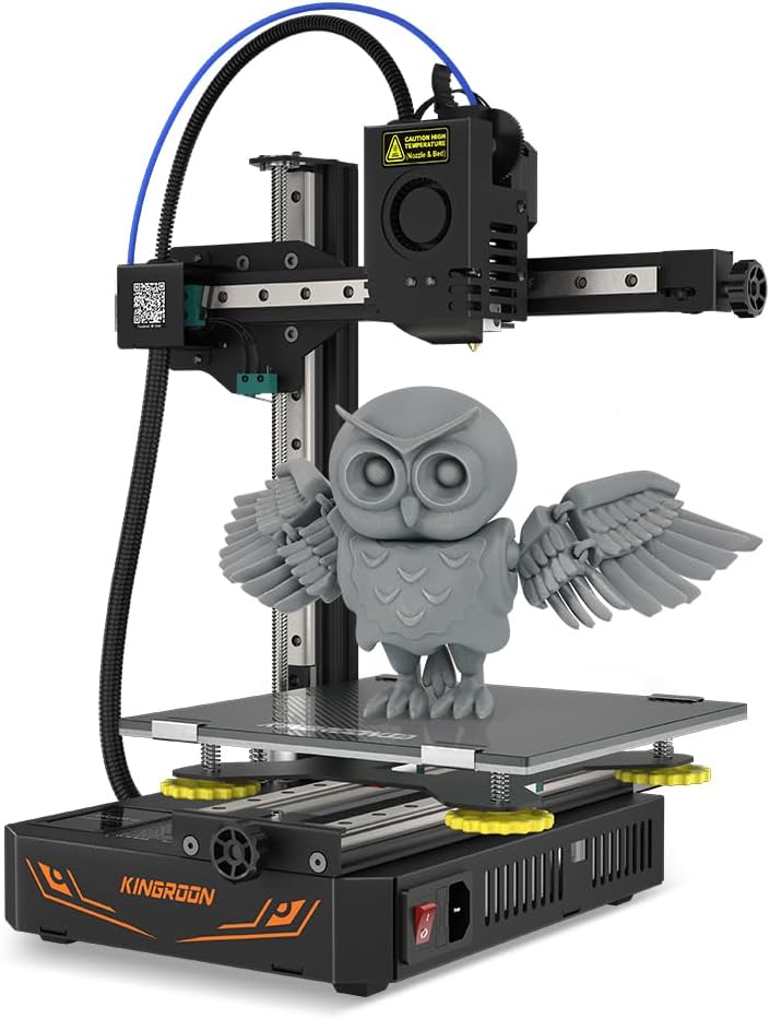 Kingroon KP3S Pro S1 è la stampante 3D di precisione, guida lineare doppia per risultati impeccabili