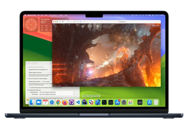 VMware Fusion, la virtualizzazione su Mac con accelerazione hardware per Apple Silicon
