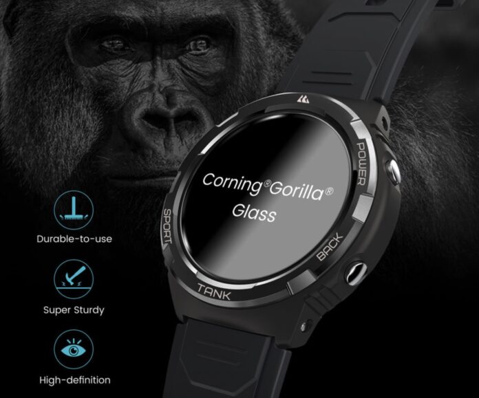 KOSPET TANK S1, l'orologio con certificazioni militari e display sempre attivo inserire sconto a 79 dollari