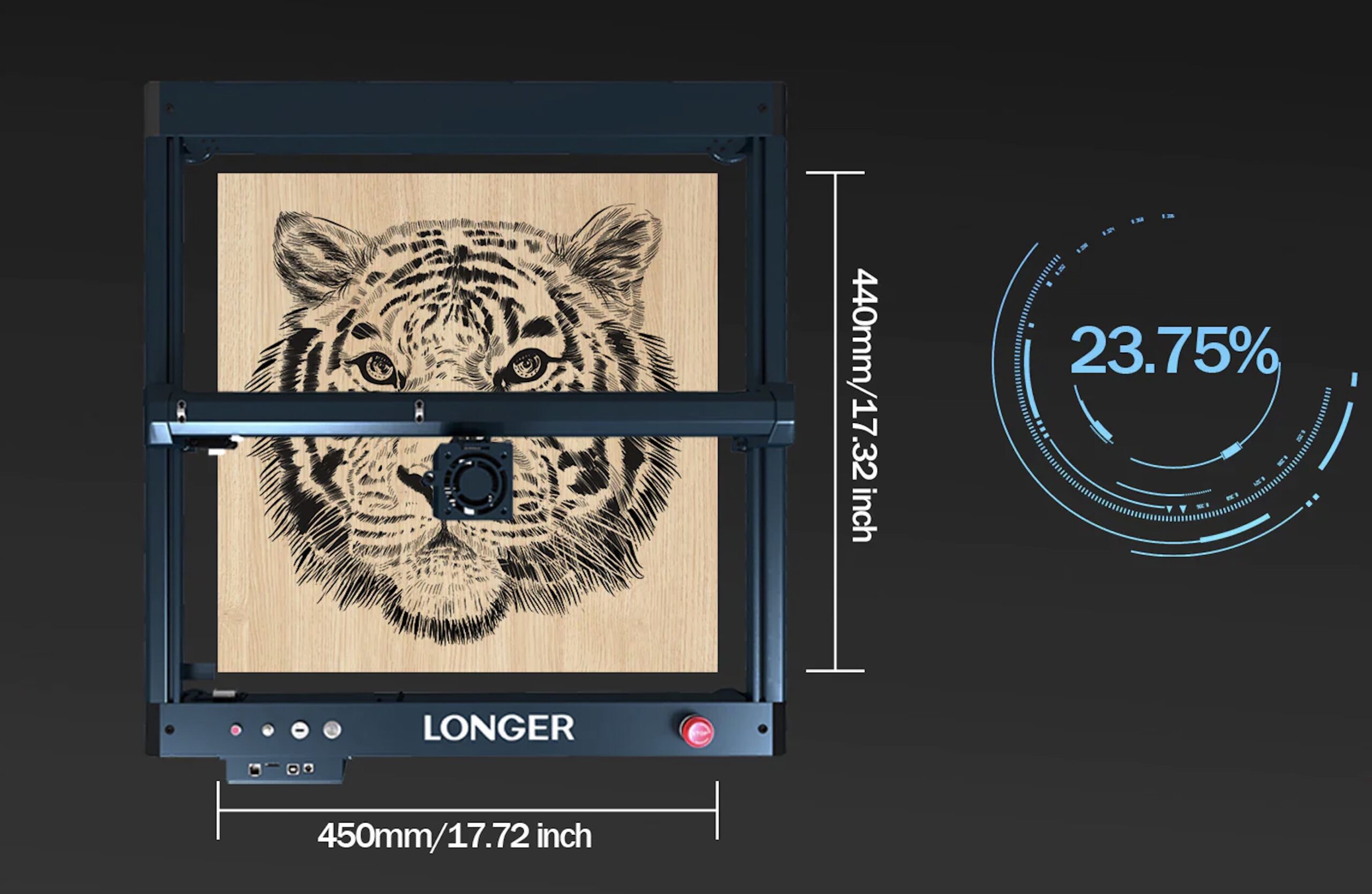 Stampante 3D Longer Laser B1 30W: l'ultima innovazione nel campo della lavorazione laser