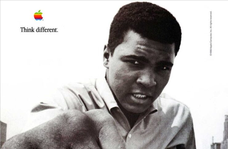 Think Different, la campagna pubblicitaria Apple reimmaginata da una IA nel 2023
