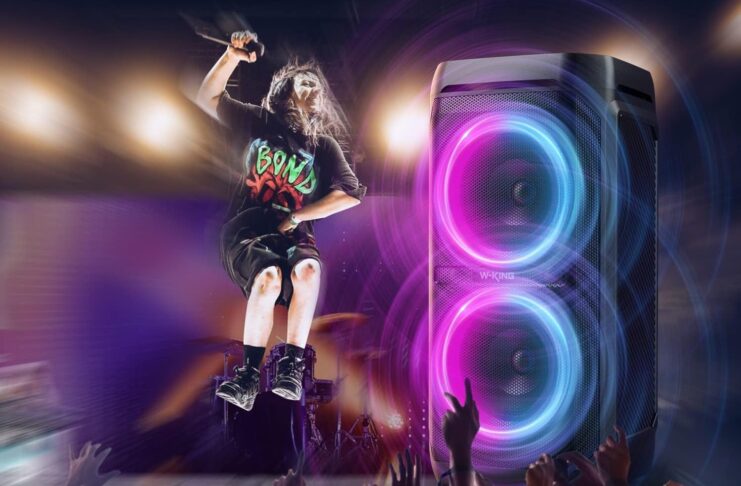 W-KING è l'altoparlante bluetooth da 100W per animare le serate, in sconto di 100 euro su Amazon